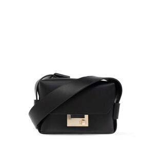All Saints Women's Black Frankie Smooth Leather Convertible Crossbody Bag NWOT